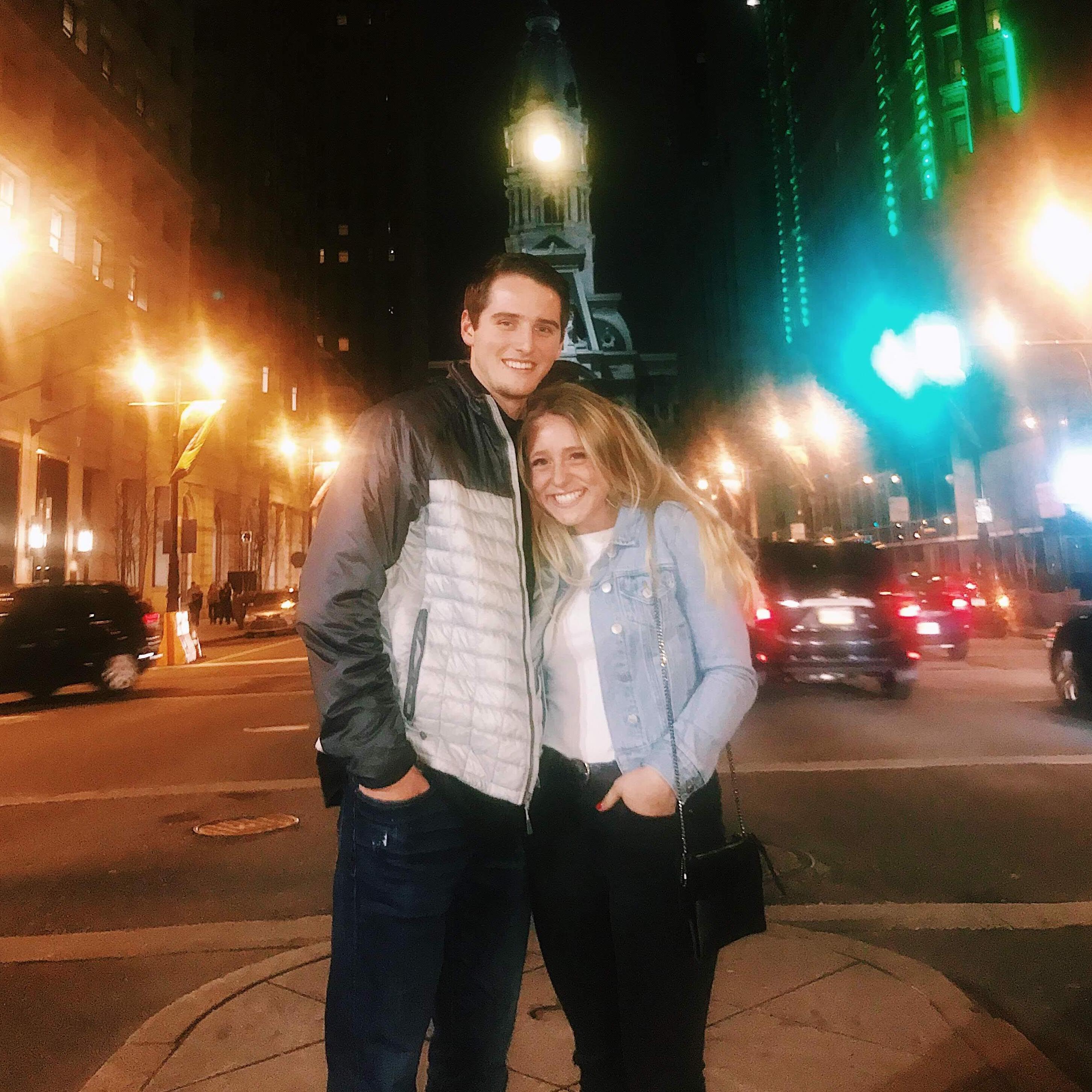Our first date in Philly