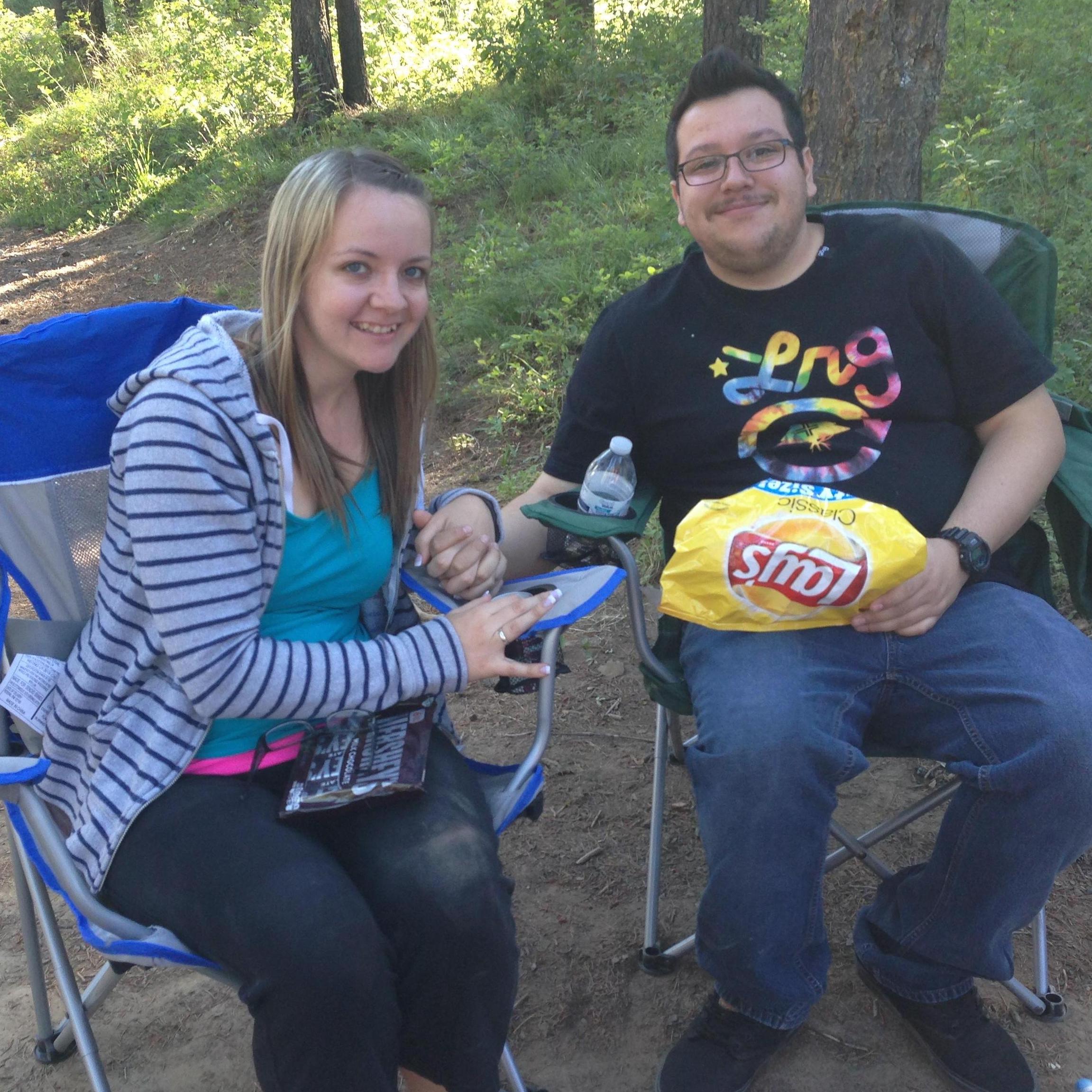 Antonio's FIRST camping trip-August 2014!