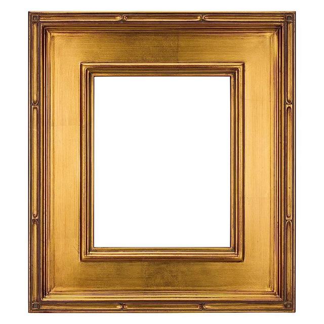 Creative Mark Museum Plein Aire Wooden Art Picture Frame - 16x20 Gold - 3.5-Inch-Wide Frames - Museum Quality Closed Corner Photo Frames