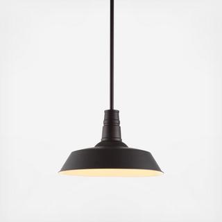 Tin Rust Ceiling Lamp