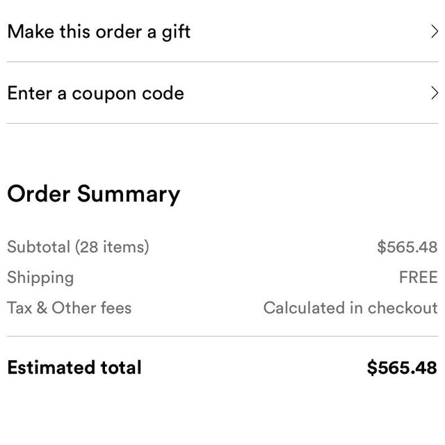 Brides ulta beauty cart!
