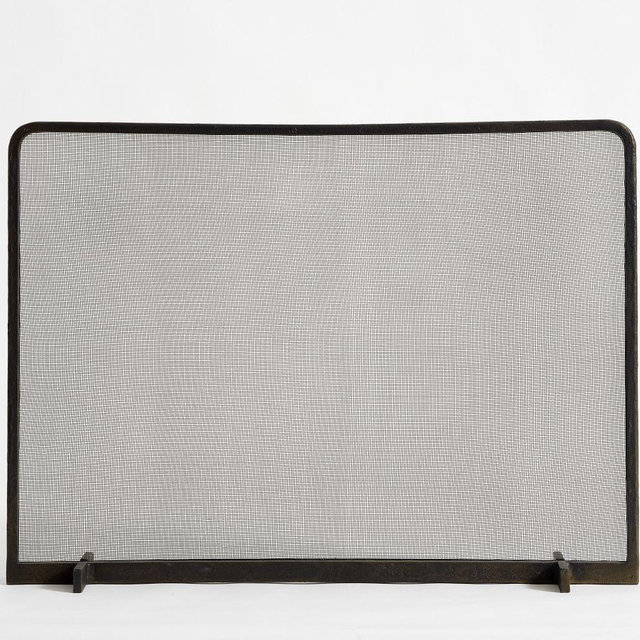 Bodhi Fireplace Screen, Large - Bronze