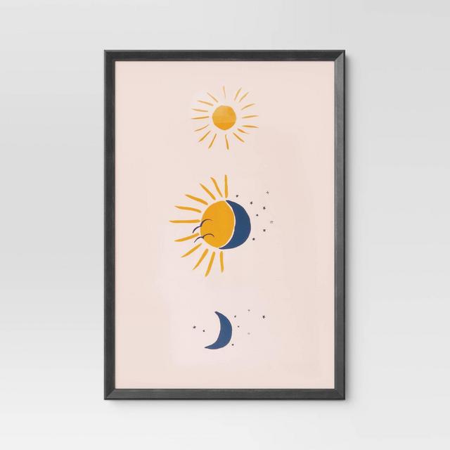 24" x 36" Wedge Poster Frame Black - Room Essentials™