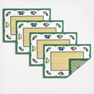 French Garden Placemat, Set of 4