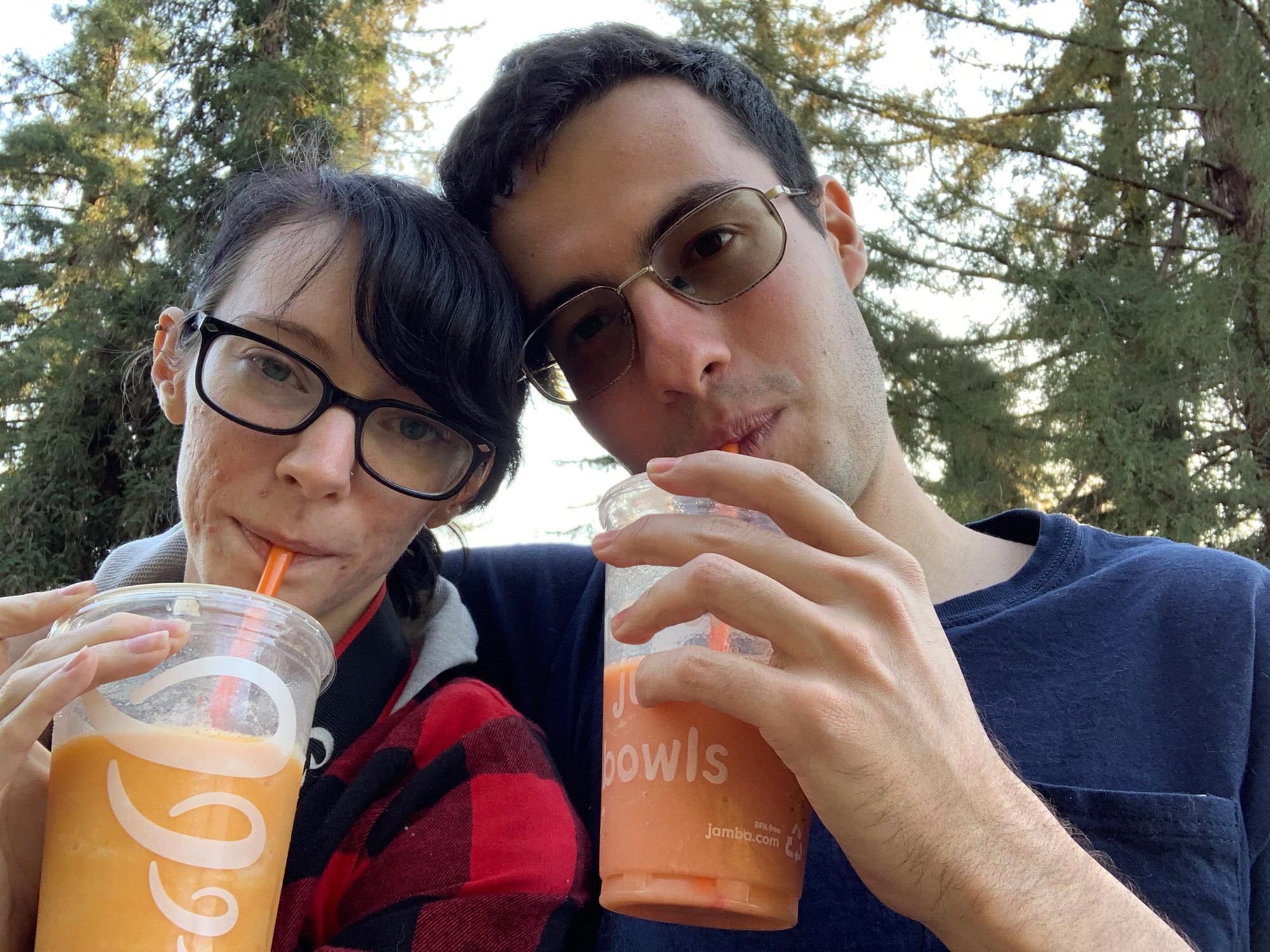 Timothy’s first Jamba Juice