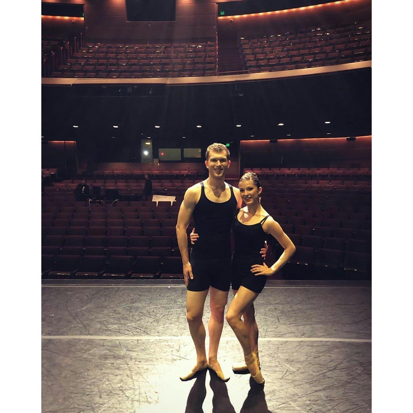 Performing together for ARC Dance in Seattle, WA