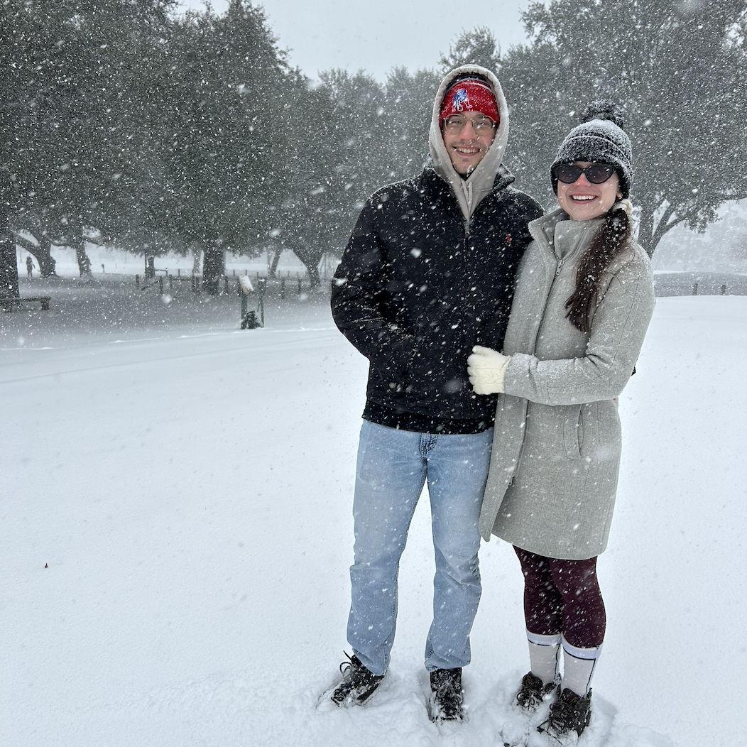 Contrary to popular belief, it actually snows in Houston (once a decade)!