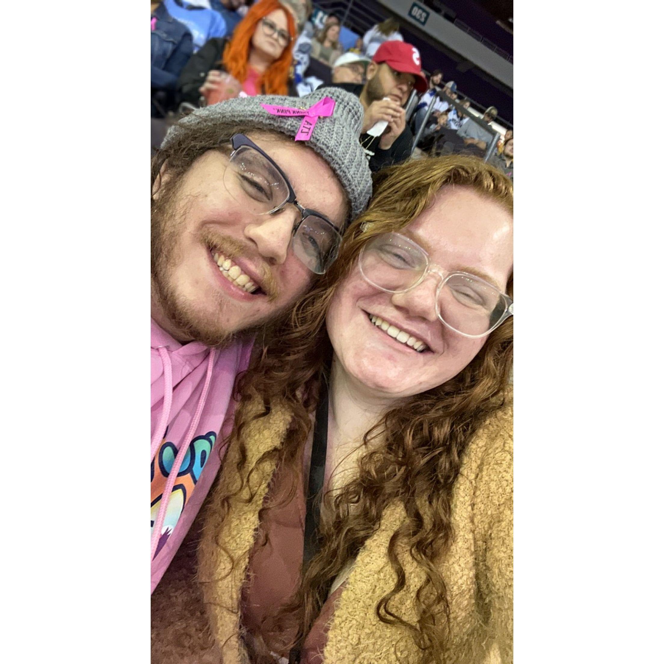 First hockey game together!
10/22/22