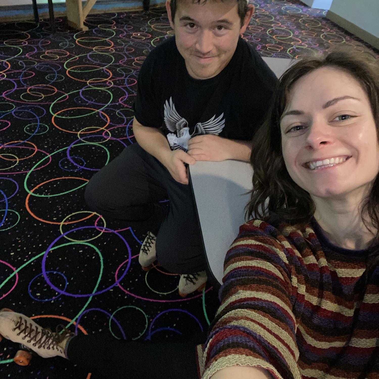 The one time we went roller skating without an incident.