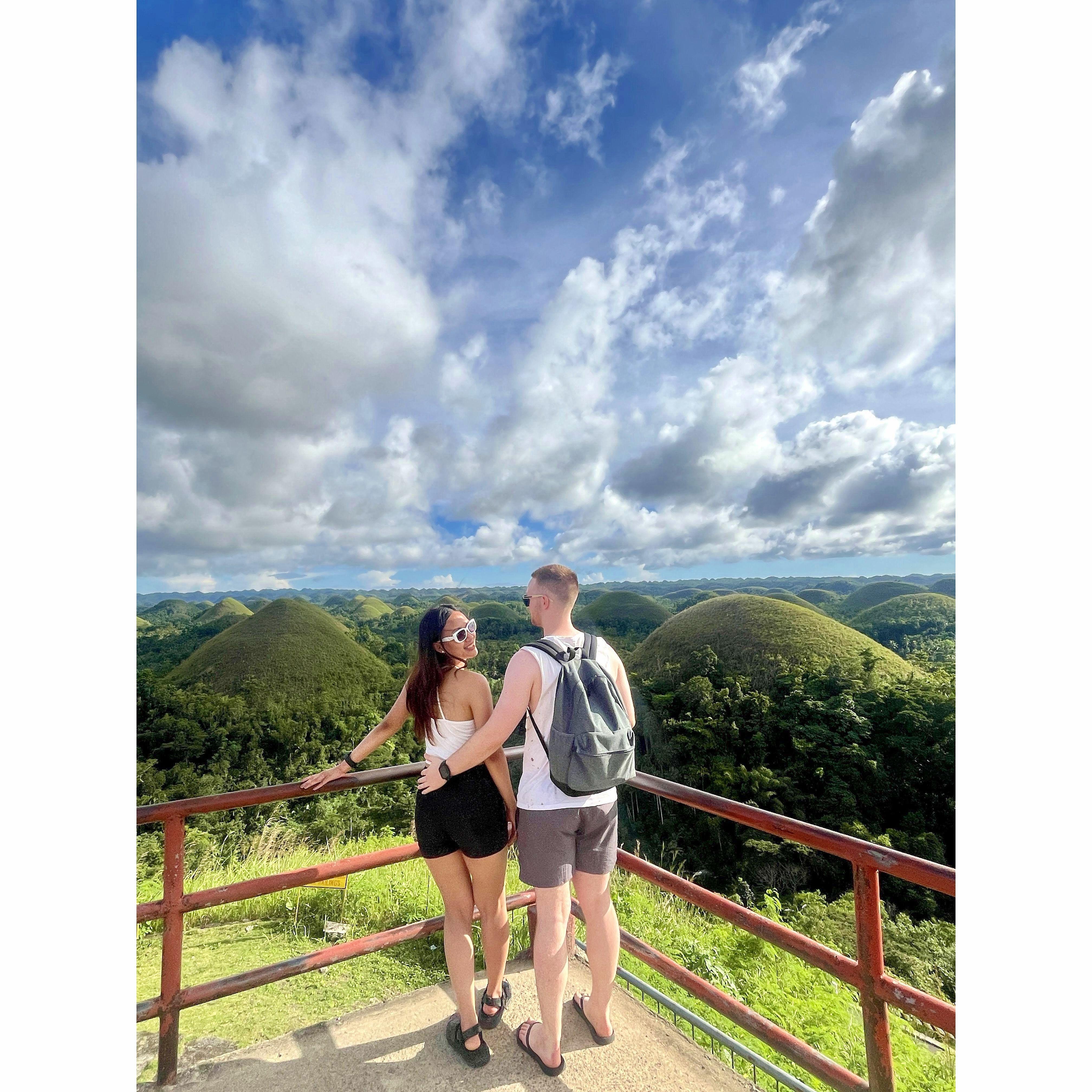 Looking over the Chocolate Hills