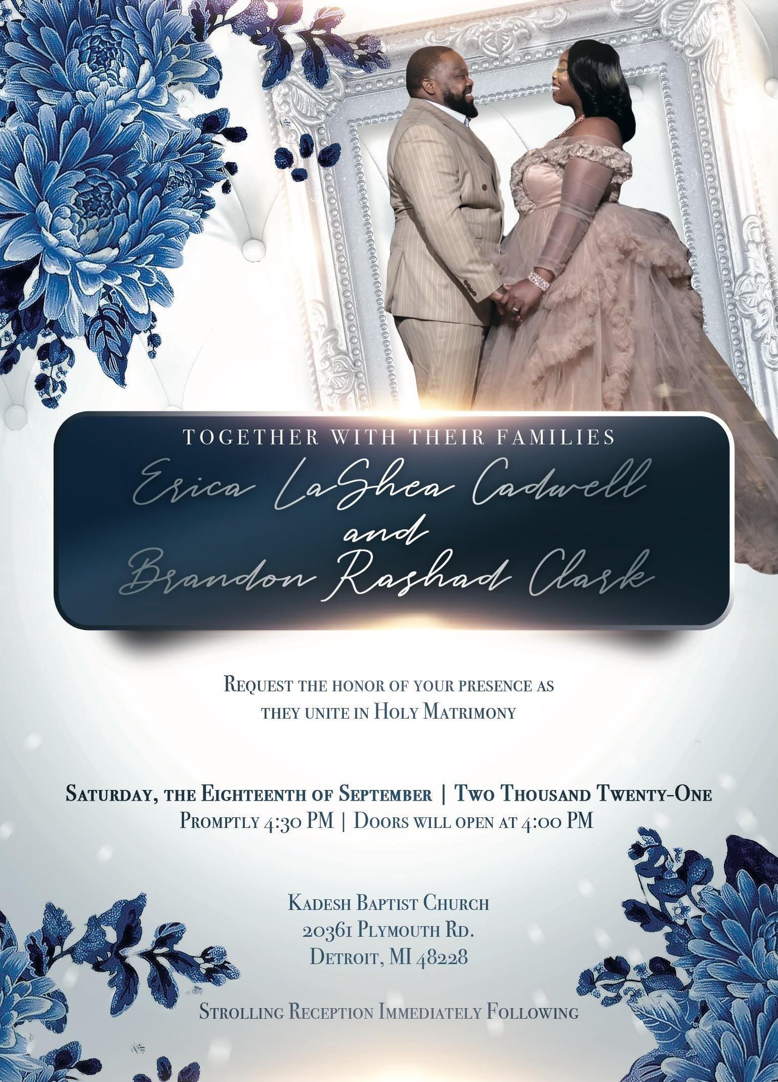 The Wedding Website of Erica Cadwell and Brandon Clark