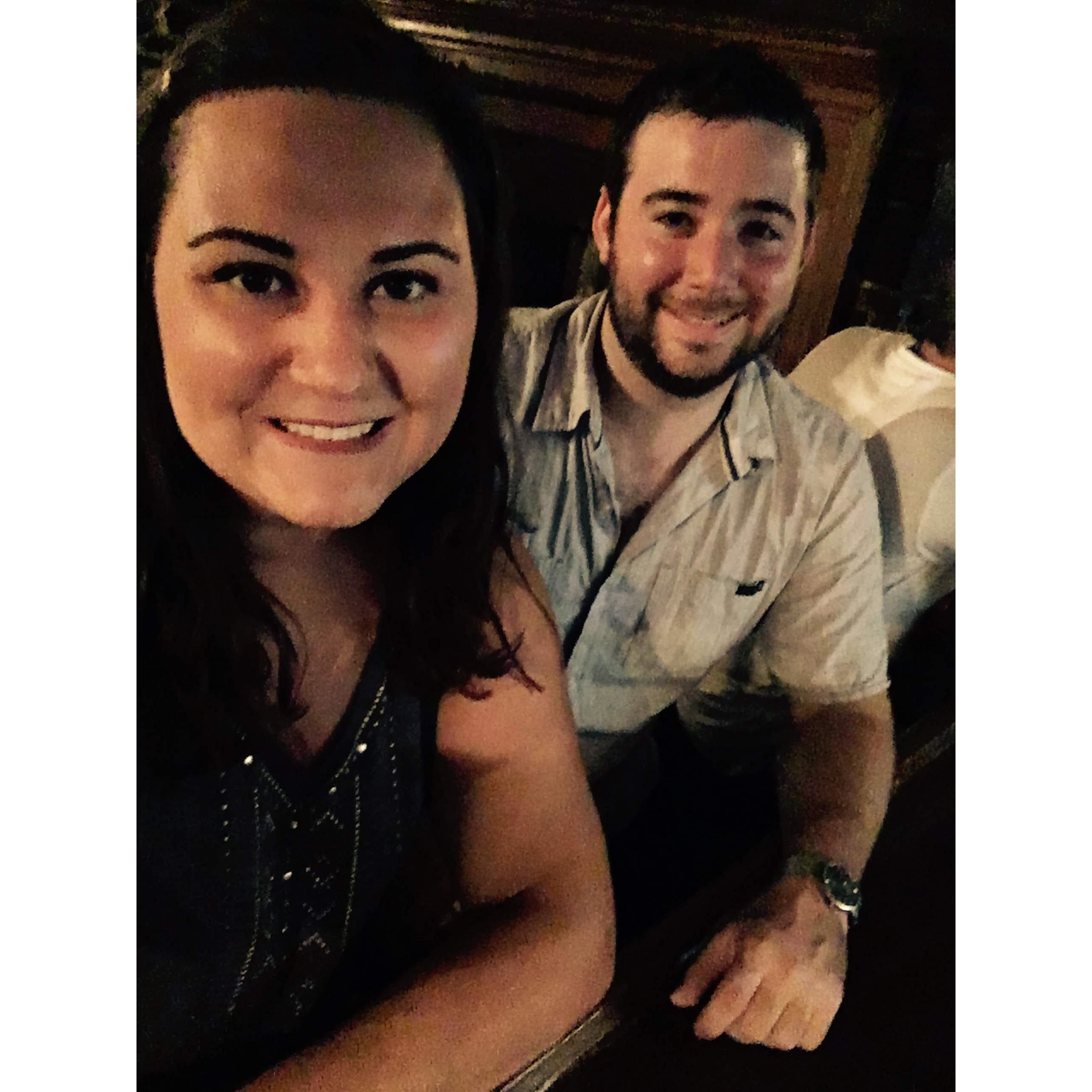 Our first trip to Mystic together, August 2016