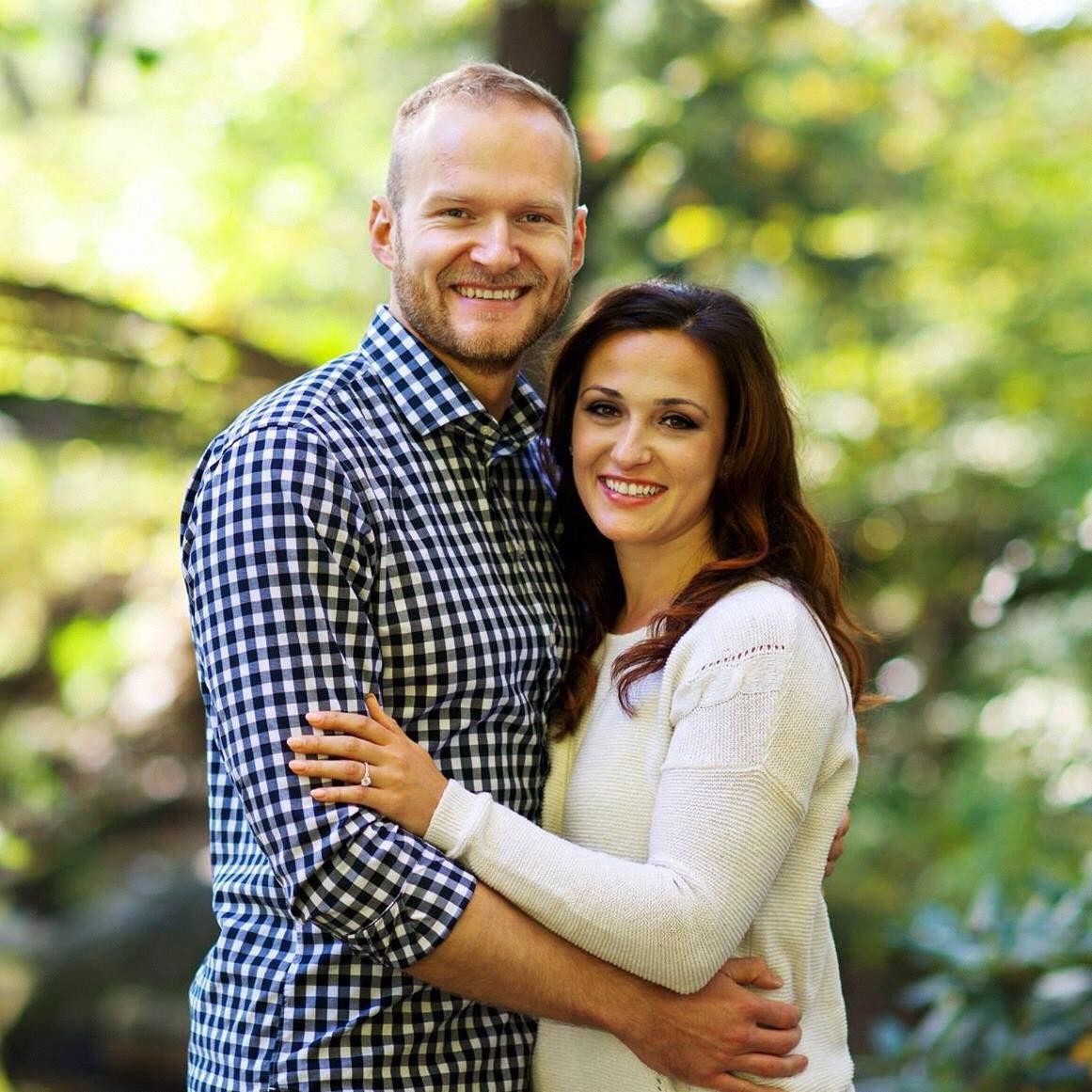 Engagement pictures in Asheville, NC