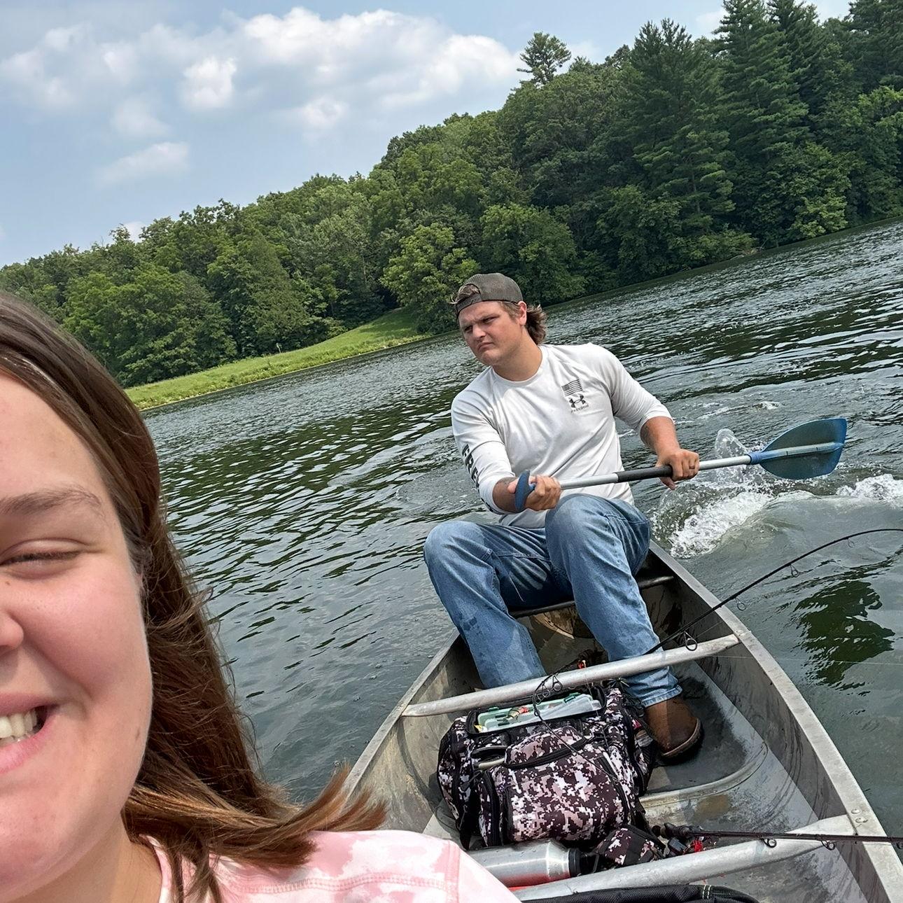 Maggie did not want to paddle...