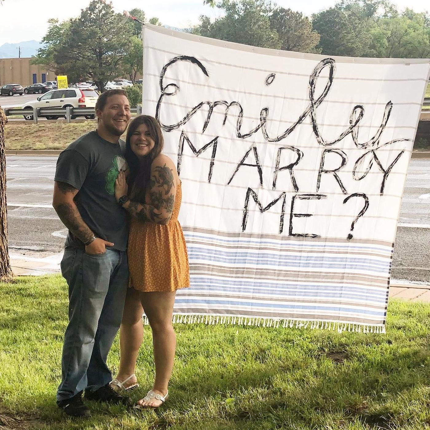 the famous banner!
