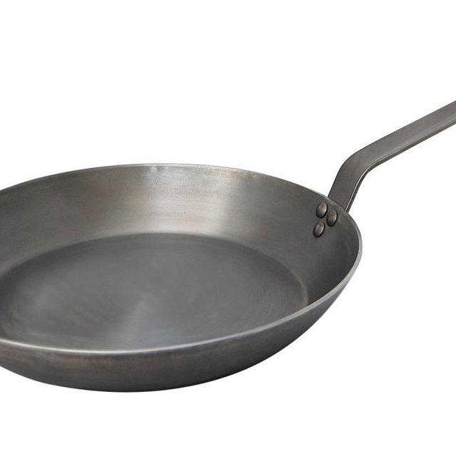 DeBuyer Mineral B Element Iron Frypan, 14.2-Inch Round