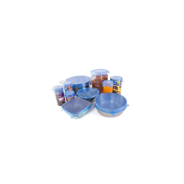 Kitchen + Home Silicone Stretch Lids - Reusable Bowl Lid Food Covers - Set of 10