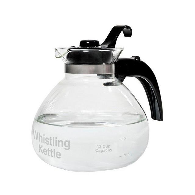 CAFÉ BREW COLLECTION 12 Cup Stovetop Whistling Tea Kettle
