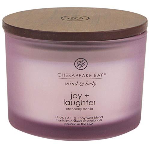 Chesapeake Bay Candle Scented Candle, Joy + Laughter (Cranberry Dahila), Coffee Table