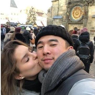 Our first date and meet up in Prague