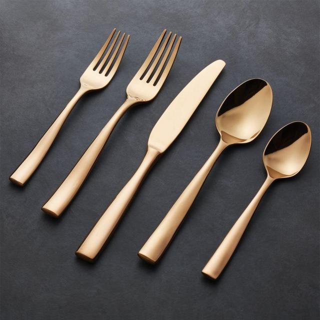 Couture Copper 5-Piece Flatware Place Setting