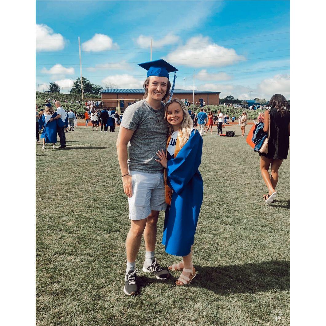 Celebrating my highschool graduation and Eli's first year of college!