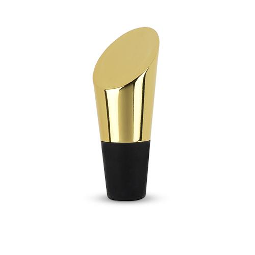 Belmont Heavyweight Gold Bottle Stopper by Viski