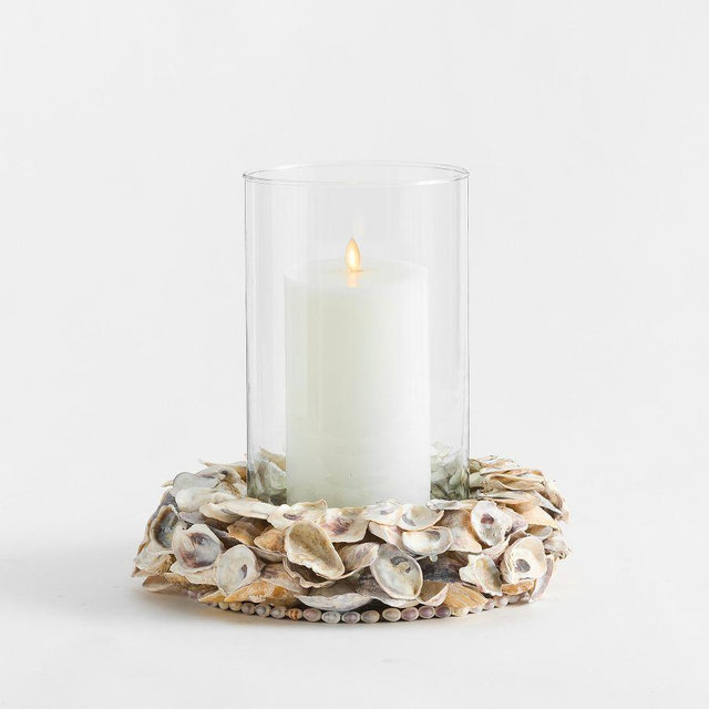 Oyster Shell Hurricane – Small 12"