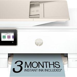 HP Envy Photo 7975 Wireless Color Inkjet Photo Printer, Print, scan, Copy, Easy Setup, Mobile Printing, Best-for-Home, 3 Month Trial of Instant Ink Included, AI-Enabled (B63K3A)