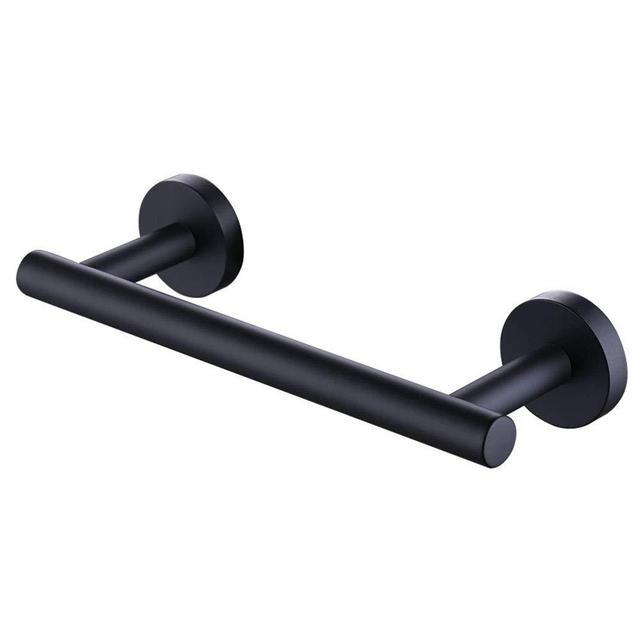 KES 9 Inches Matte Black Hand Towel Bar Bathroom Towel Holder Kitchen Dish Cloths Hanger SUS304 Stainless Steel RUSTPROOF Wall Mount No Drill, A2000S23DG-BK
