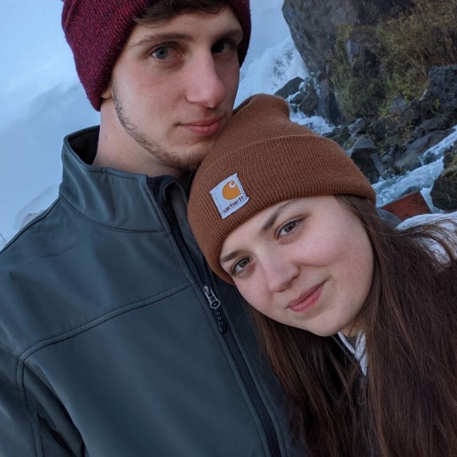 Our first trip we ever took together to Niagara Falls