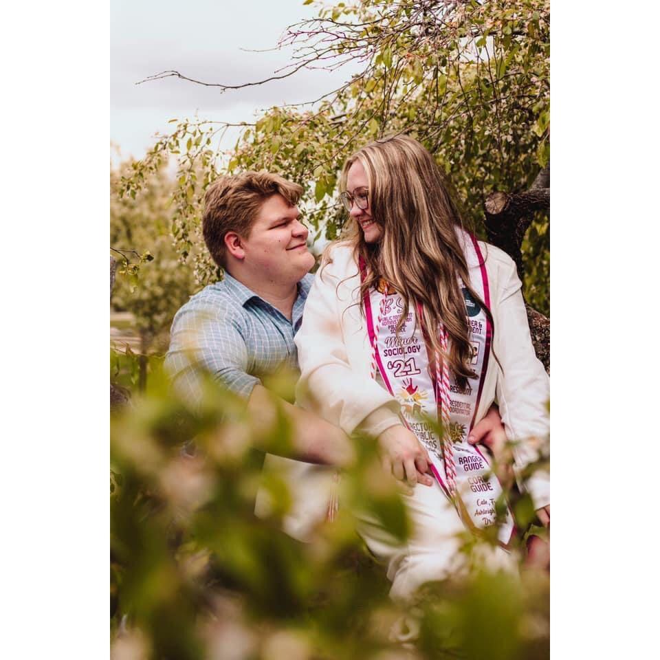 Emily couldn't have made it through school without Anthony's support and love