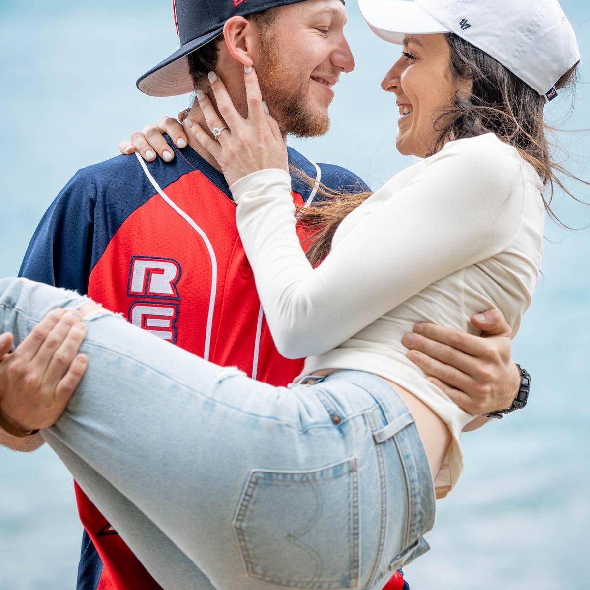 One of their engagement photos ❤️