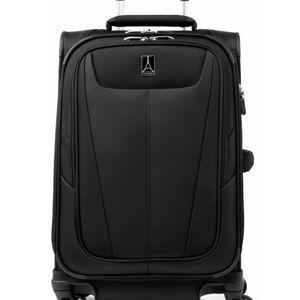 Travelpro Maxlite 5 Softside Expandable Luggage with 4 Spinner Wheels, Lightweight Suitcase, Men and Women, Black, Carry-on 21-Inch