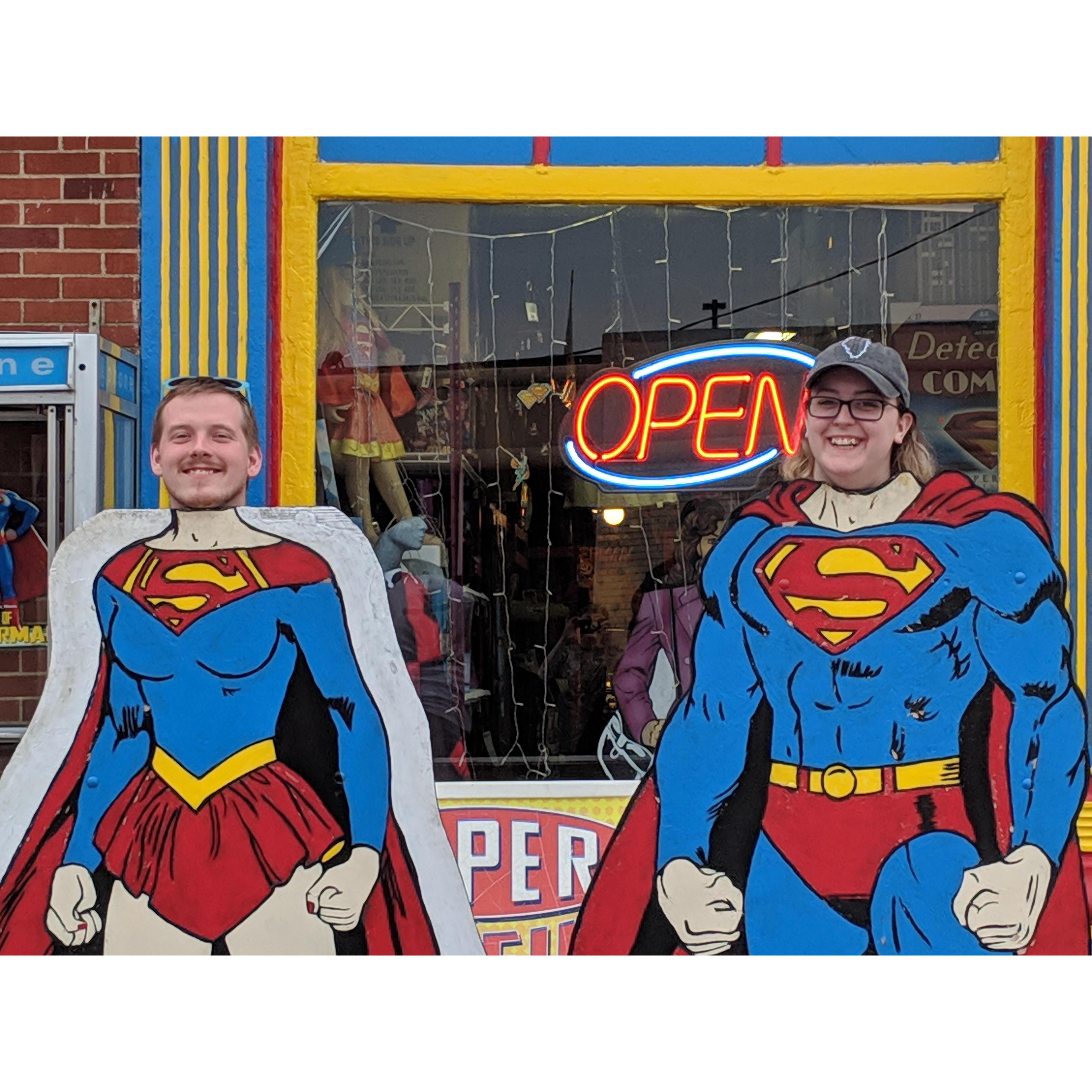 Gabbie's first time in Metropolis!