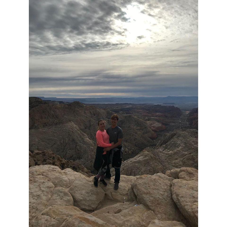 The hike in Snow Canyon was amazing!