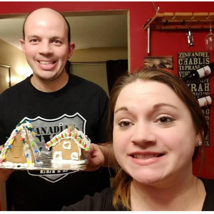 Christma 2017 at Mike Dean's house! We decorated Gingerbread houses with the room-mates! :)