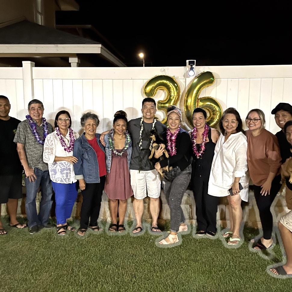2021- Our families meet for the 1st time in Hawaii