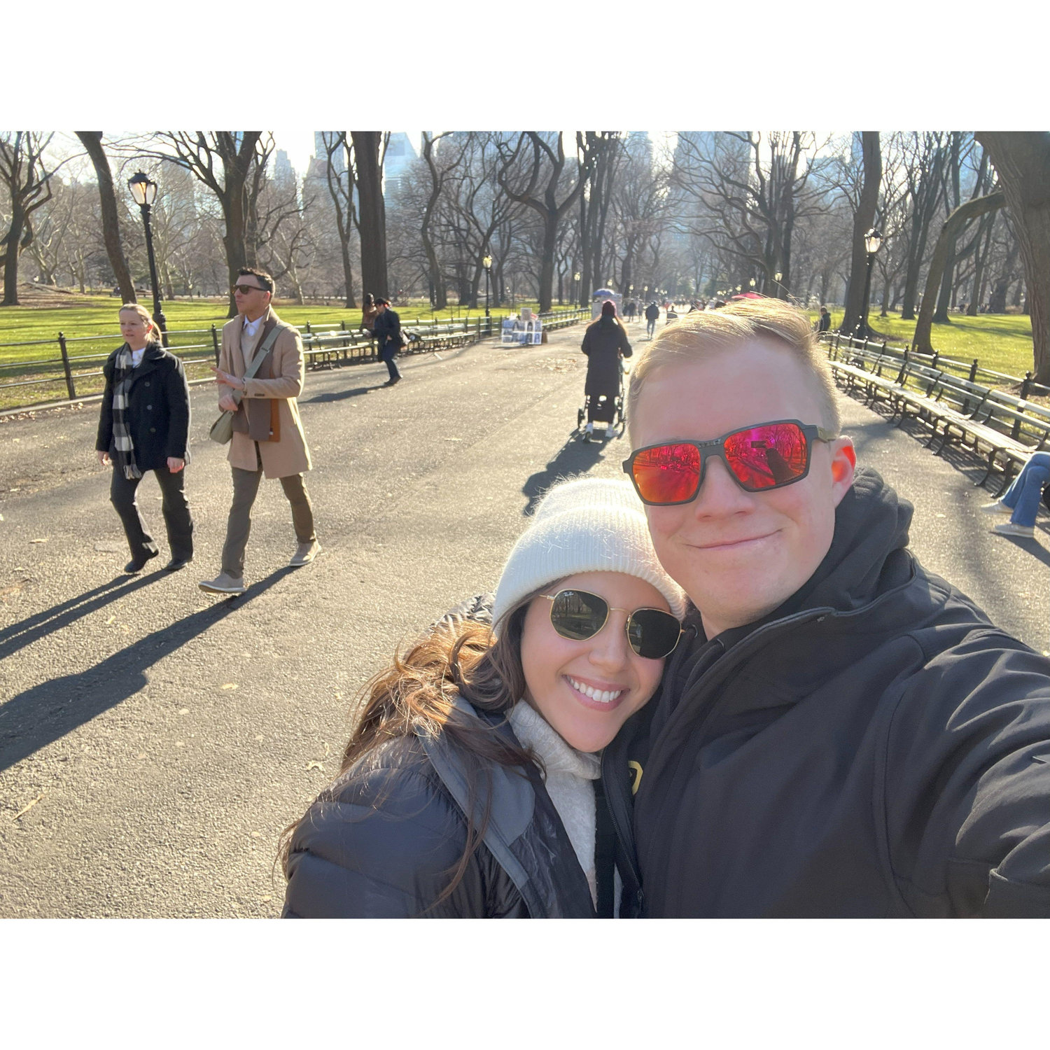 Central Park Jan 2024 - Our first visit back as a couple!