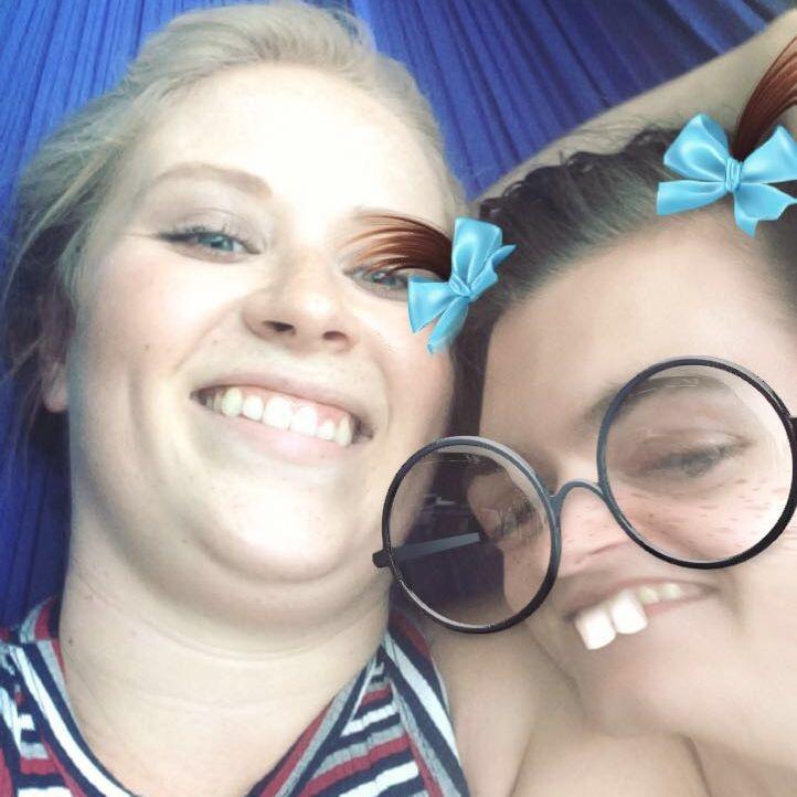 2017 snapchat filters, and laying in the hammock at the park in Boone