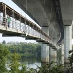 Belle Isle Suspension Bridge