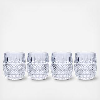 Delano Double Old Fashioned Glass, Set of 4
