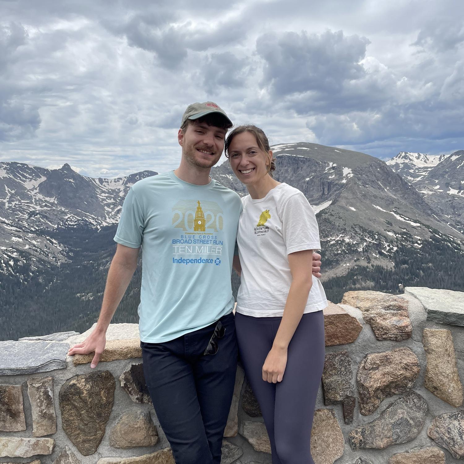 Hiking at Rocky Mountain National Park in Colorado, June 2022