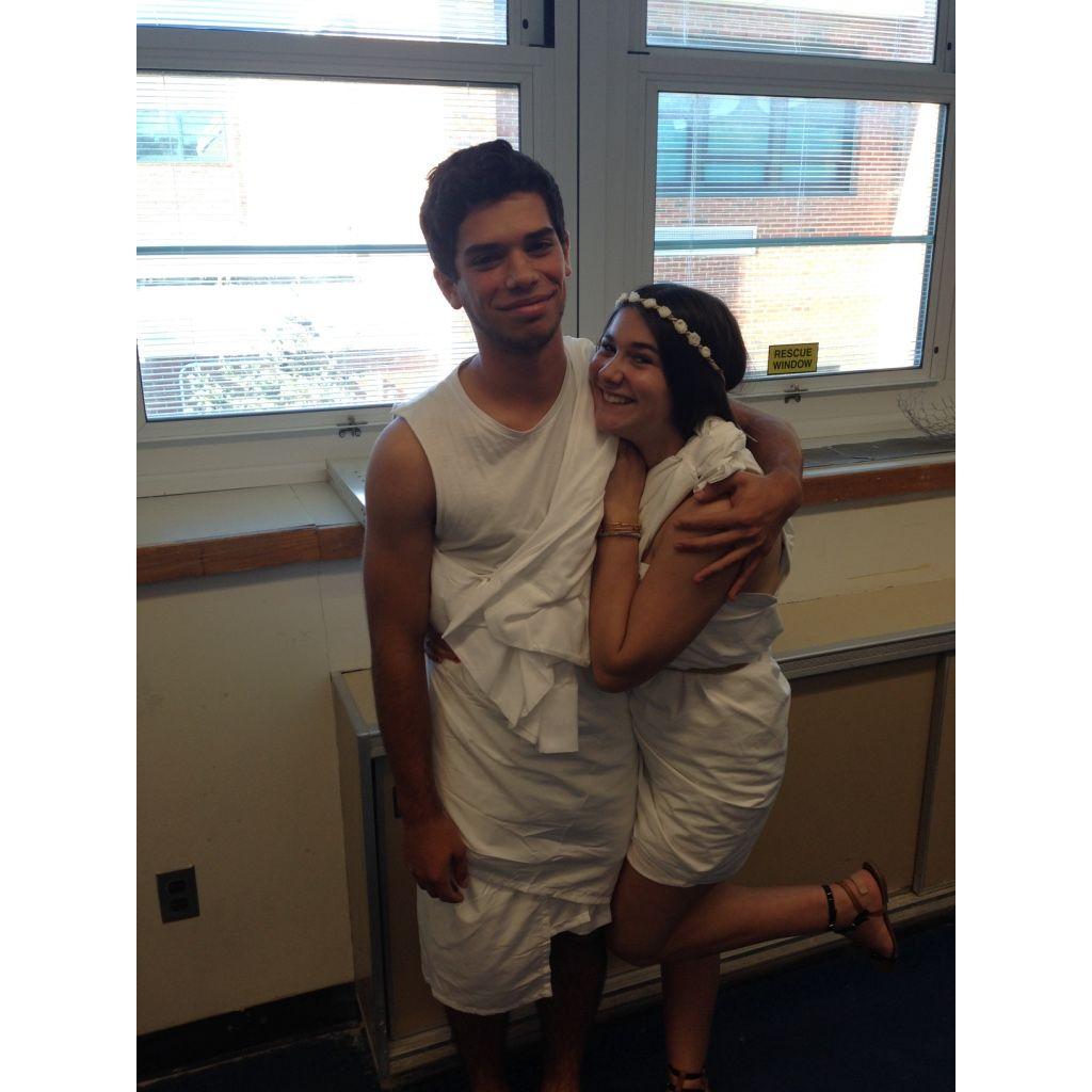 High school spirit week senior year, October 2015