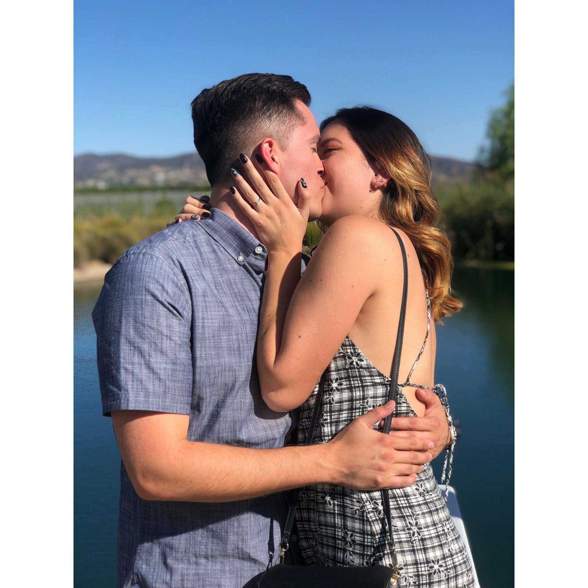 He Popped the Question!