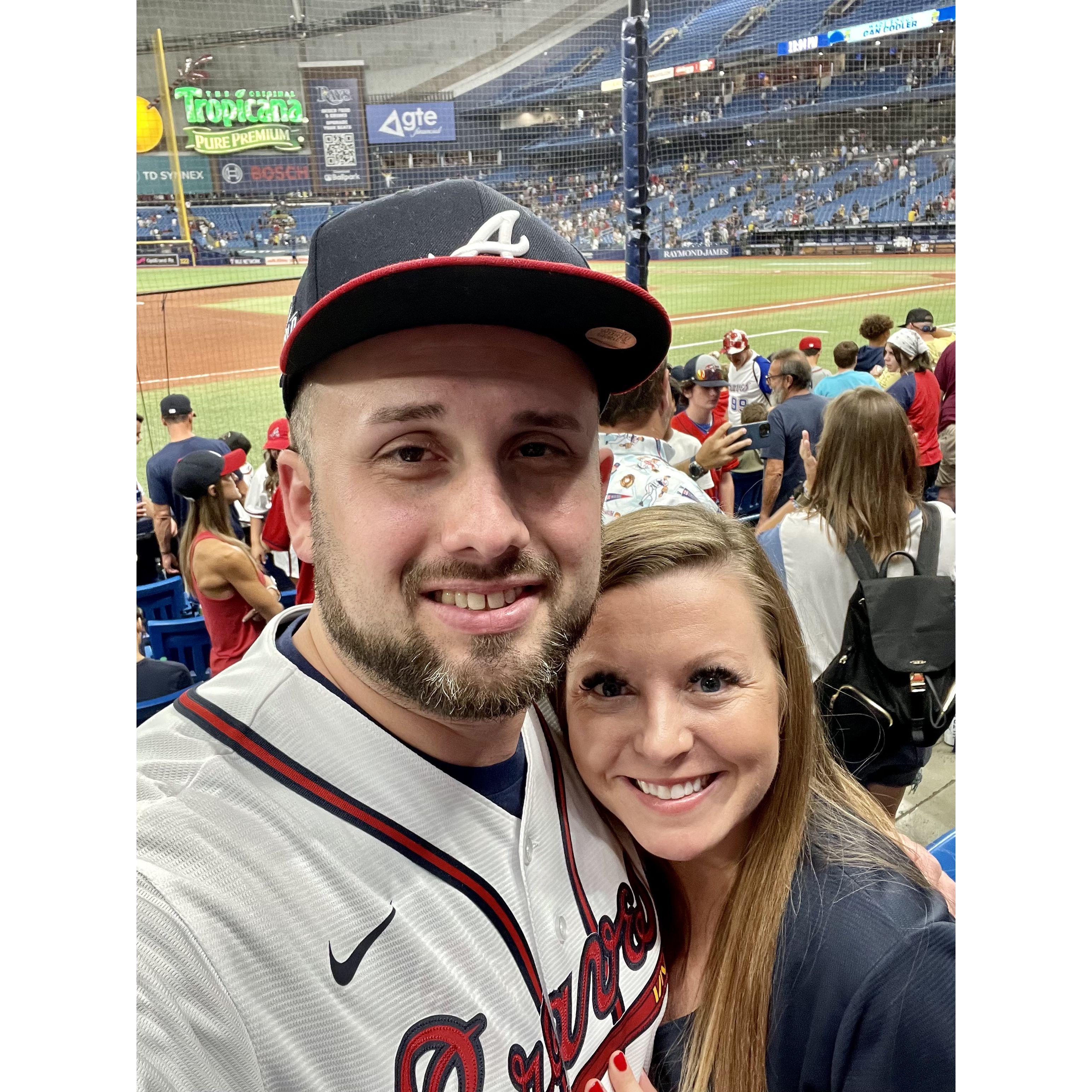 Braves game in Tampa 2023