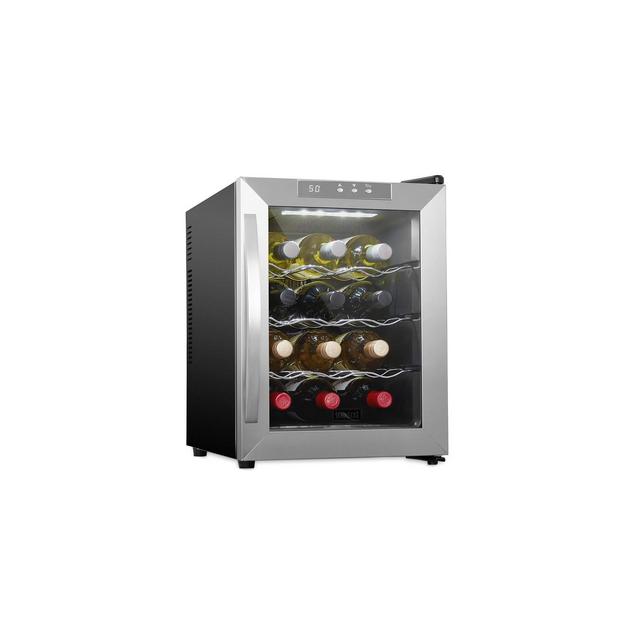 Schmecke 12 Bottle Thermoelectric Wine Cooler Fridge Mini Refrigerator