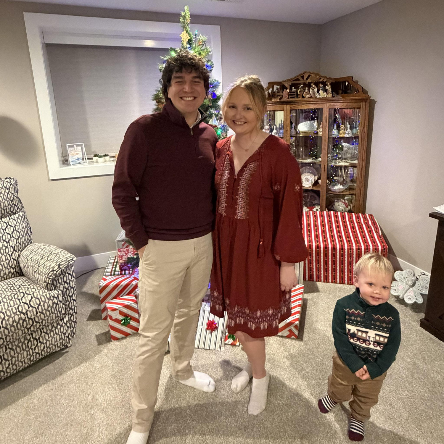 Last Christmas before we're married! Ft. our cutie nephew