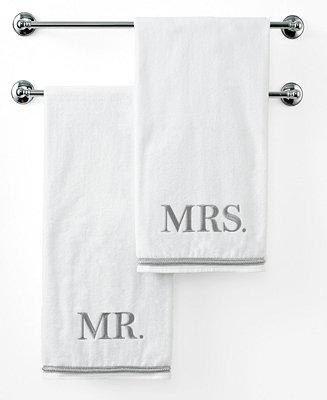 Avanti Bath Towels, Mr. or Mrs. 27" x 50" Bath Towel