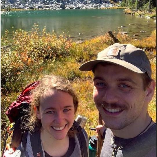 Exploring with my love. Always an adventure, as this photo was from forging our own trail up a mountain.